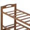 Bamboo Storage Shoe Rack, Free Standing Shoe Organizer Storage Rack